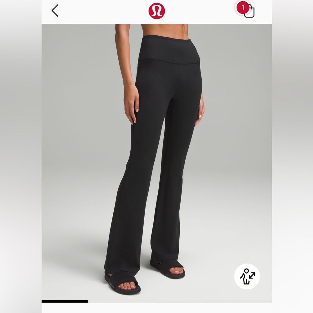 NWTO lululmon Groove Pant SHR Flare Pant Nulu . Size 12